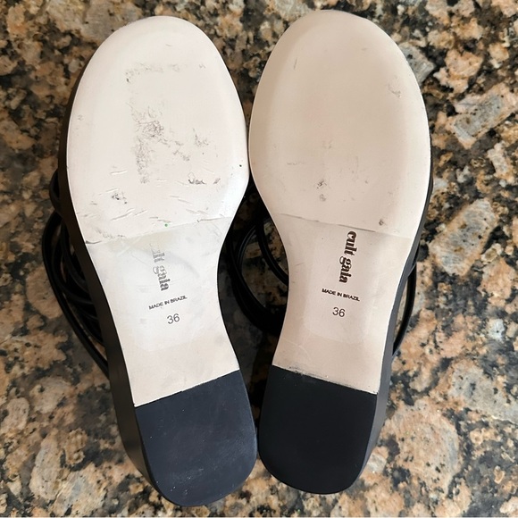 Cult Gaia Alba platform sandal black - Picture 9 of 10